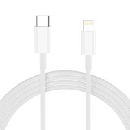 Комплект зарядно и кабел с Lightning за IOS от Tech-Protect NC20W - Бяло