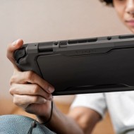 Удароустойчив кейс за Nintendo Switch 2 от Spigen Rugged Armor - Черен мат