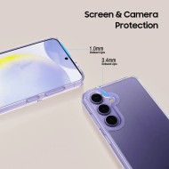 Хибриден кейс за Samsung Galaxy S25 Edge от Tech-Protect Flexair Hybrid - Clear