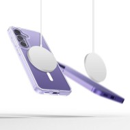 Хибриден кейс с MagSafe за Samsung Galaxy S25 Edge от Tech-Protect Flexair Hybrid - Clear