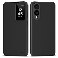 Кожен активен тефтер за Samsung Galaxy S25 Edge от Tech Protect Smart Wallet - Черен