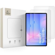 2 x Стъклен протектор за дисплей на Samsung Galaxy Tab S10 Fe+ Plus 13.1 от Tech Protect Glass Fit+ - Прозрачен