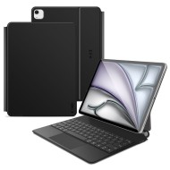 Магнитен калъф с клавиатура за iPad Pro 4/5/6 (12.9" 2020/2021/2022) / Air 1/2 (13" 2024-2025) от Tech Protect Smartcase Magnetic+ - Черен