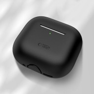 Силиконов кейс за Apple AirPods 4 от Tech Protect Silicone - Черен