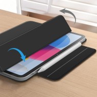 Силиконов, магнитен калъф за Apple iPad 10 (10.9" 2022) / 11 (11" 2025) от Tech-Protect SmartCase Magnetic - Черен