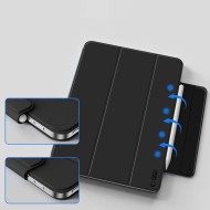 Силиконов, магнитен калъф за Apple iPad 10 (10.9" 2022) / 11 (11" 2025) от Tech-Protect SmartCase Magnetic - Черен