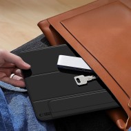 Силиконов, магнитен калъф за Apple iPad 10 (10.9" 2022) / 11 (11" 2025) от Tech-Protect SmartCase Magnetic - Черен