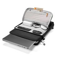 Чанта за лаптоп 13-14 инча от Tech-Protect Defender VR Bag Laptop - Черна