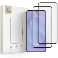 2 x Стъклен протектор за дисплей на Samsung Galaxy S25 Edge от Tech-Protect Glass Fit+ - Black