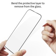 2 x Стъклен протектор за дисплей на Samsung Galaxy S25 Edge от Tech-Protect Glass Fit+ - Black