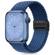 Найлонова каишка за Apple Watch 6 / 7 / 8 / 9 / 10 / SE (40/41/42 mm) от Tech-Protect Nylonmag - Montego Blue