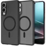 Удароустойчив кейс с MagSafe пръстен за Samsung Galaxy S25 Edge от Spigen Ultra Hybrid Mag - Frost Black