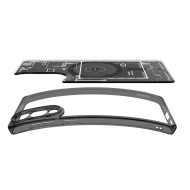Удароустойчив кейс с MagSafe за Samsung Galaxy S25 Edge от Spigen Ultra Hybrid - Zero One Black