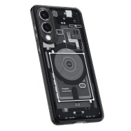 Удароустойчив кейс с MagSafe за Samsung Galaxy S25 Edge от Spigen Ultra Hybrid - Zero One Black