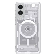 Удароустойчив кейс с MagSafe за Samsung Galaxy S25 Edge от Spigen Ultra Hybrid - Zero One White