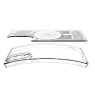 Удароустойчив кейс с MagSafe за Samsung Galaxy S25 Edge от Spigen Ultra Hybrid - Zero One White
