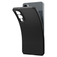 Силиконов кейс за Samsung Galaxy S25 Edge  от Spigen Liquid Air - Matte Black
