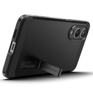 Удароустойчив, твърд кейс с MagSafe за Samsung Galaxy S25 Edge от Spigen Tough Armor Mag - Черен