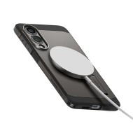Удароустойчив, твърд кейс с MagSafe за Samsung Galaxy S25 Edge от Spigen Tough Armor Mag - Gunmetal