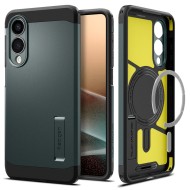 Удароустойчив, твърд кейс с MagSafe за Samsung Galaxy S25 Edge от Spigen Tough Armor Mag - Abyss Green