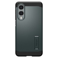 Удароустойчив, твърд кейс с MagSafe за Samsung Galaxy S25 Edge от Spigen Tough Armor Mag - Abyss Green