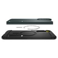 Удароустойчив, твърд кейс с MagSafe за Samsung Galaxy S25 Edge от Spigen Tough Armor Mag - Abyss Green
