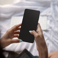 Стъклен протектор за дисплей на Samsung Galaxy S25 Edge от Spigen Glas.TR Ëz Fit Pro" - Прозрачен