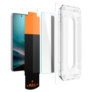 Стъклен протектор за дисплей на Samsung Galaxy S25 Edge от Spigen Glas.TR Ëz Fit Pro" - Прозрачен