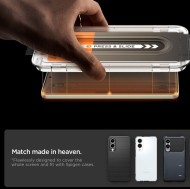 Стъклен протектор за дисплей на Samsung Galaxy S25 Edge от Spigen Glas.TR Ëz Fit Pro" - Прозрачен