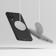 Удароустойчив кейс с MagSafe за Samsung Galaxy S25 Edge от Ringke Onyx Magnetic - Черен