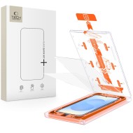 2 броя стъклени протектори за дисплей на Samsung Galaxy S25 от Tech Protect Quick Set+  - Прозрачни