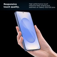 2 броя стъклени протектори за дисплей на Samsung Galaxy S25 от Tech Protect Quick Set+  - Прозрачни