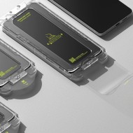 2 х Стъклен протектор за дисплей на Samsung Galaxy S25 Edge от Ringke Easy Slide 2-Pack - Прозрачен