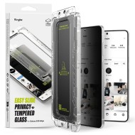 2 х Стъклен протектор със затъмняване на дисплей за Samsung Galaxy S25 Edge от Ringke Easy Slide 2-Pack - Privacy