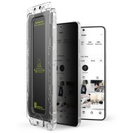 2 х Стъклен протектор със затъмняване на дисплей за Samsung Galaxy S25 Edge от Ringke Easy Slide 2-Pack - Privacy