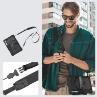 360 градусов калъф за таблет Samsung Galaxy Tab S10 Fe+ Plus 13.1 X620 / X626B  от Tech-Protect Solid - Black
