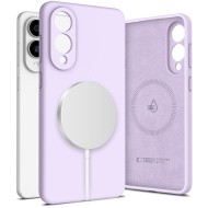 Силиконов кейс с MagSafe за Samsung Galaxy S25 Edge от Tech-Protect Liquid Silicone - Mauve