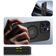 Хибриден кейс с MagSafe за iPhone 16 Pro от Tech Protect XT 3 Set - Matte Black