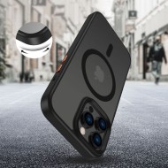 Хибриден кейс с MagSafe за iPhone 16 Pro от Tech Protect XT 3 Set - Matte Black