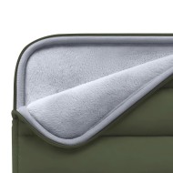 Калъф за лаптоп 13-14 инча от Tech Protect Fluffy - Army Green