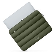 Калъф за лаптоп 15-16 инча от Tech Protect Fluffy - Army Green