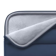 Калъф за лаптоп 13-14 инча от Tech Protect Fluffy - Navy Blue