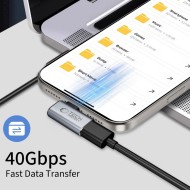 Адаптер с USB-C от Tech Protect Ultraboost AA01 - Сив