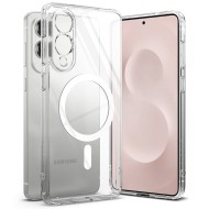 Удароустойчив твърд кейс с MagSafe за Samsung Galaxy S25 Edge от Ringke Fusion Magnetic - Clear