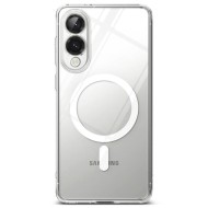 Удароустойчив твърд кейс с MagSafe за Samsung Galaxy S25 Edge от Ringke Fusion Magnetic - Clear