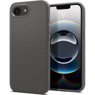 Силиконов кейс за iPhone 16e от Spigen Liquid Air - Marble Grey