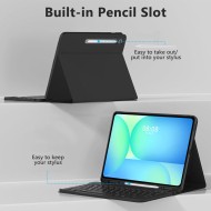 Калъф с блутут клавиатура за Samsung Galaxy S10 FE+ Plus 13.1 X620 / X626B от Tech-Protect SC Pen - Черен