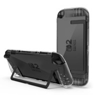 Силиконов кейс за Nintendo Switch 2 от Tech-Protect FlexAir+ - Clear