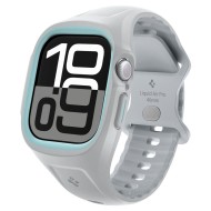 Каишка с кейс за Apple Watch 10 (46mm) от Spigen Liquid Air Pro - Grey