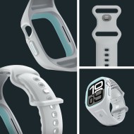 Каишка с кейс за Apple Watch 10 (46mm) от Spigen Liquid Air Pro - Grey